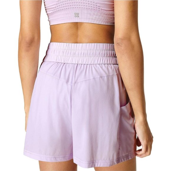 Sweaty Betty NWT Mist Flower Purple Circuit 2 Fitness Workout Shorts, XLarge - Picture 6 of 7